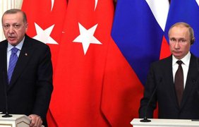 Ердоган обговорив із путіним ситуацію в Сирії на тлі просування повстанців
