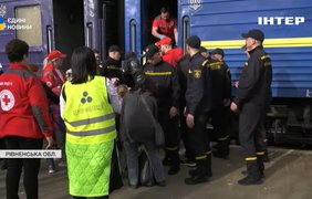 На Рівненщину прибув другий евакуаційний потяг з Донеччини