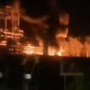 У росії вночі горів нафтопереробний завод під Калугою (відео)