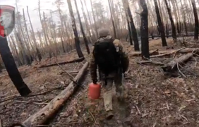 В поліції показали, як зараз виглядає Серебрянський ліс (відео)