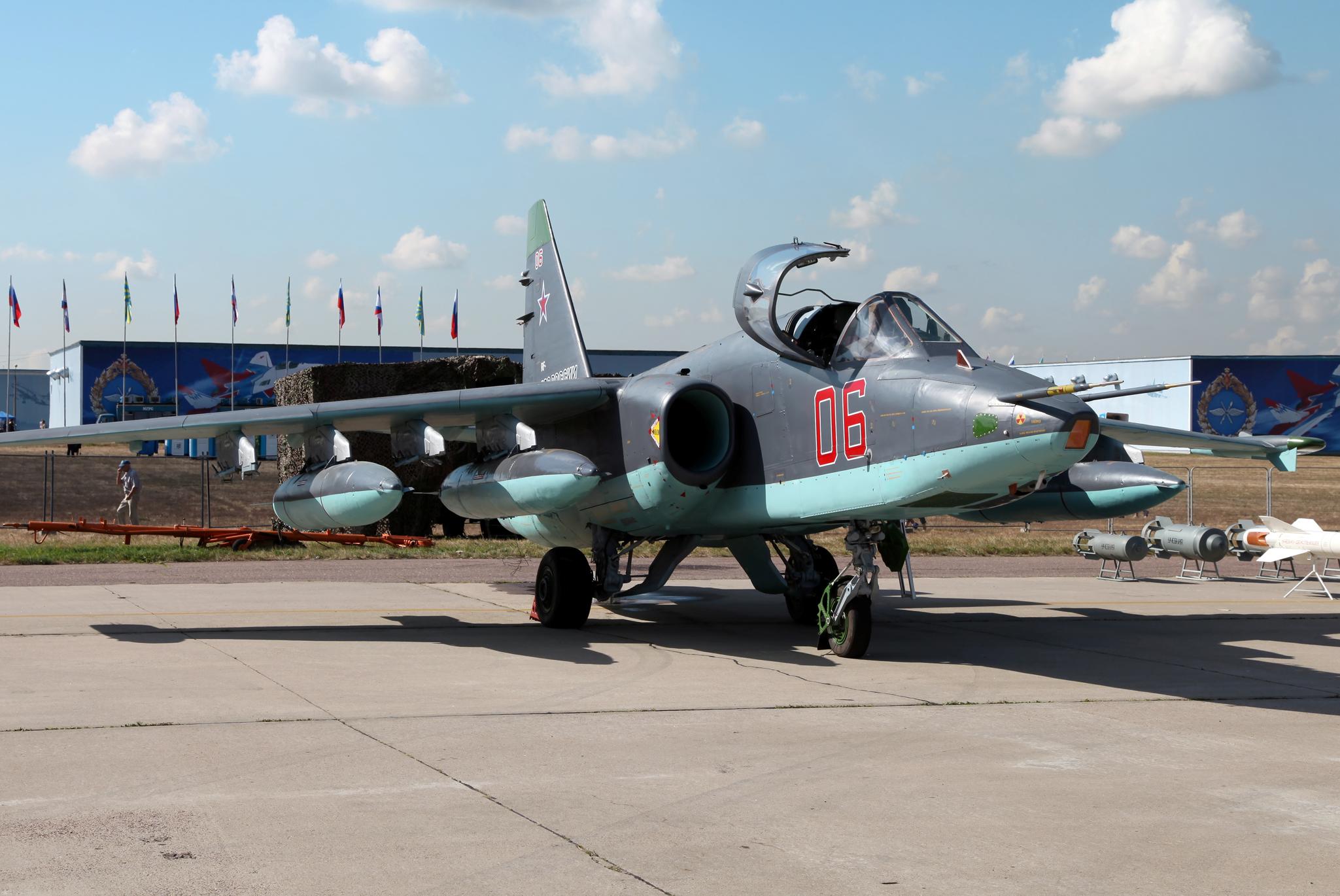 Українські військові зі 110  бригади збили над Донеччиною російський Су-25