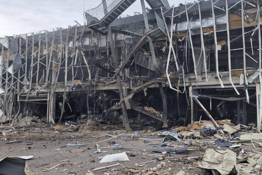 російські окупанти вдарили по аеропорту у Запоріжжі