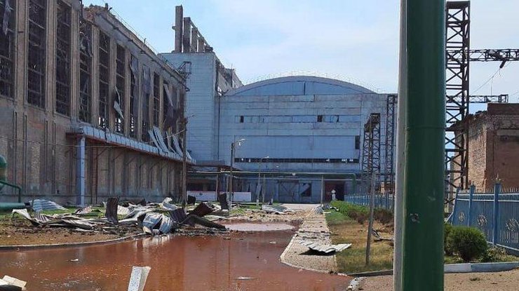 Росіяни вдарили по Слов'янській ТЕС