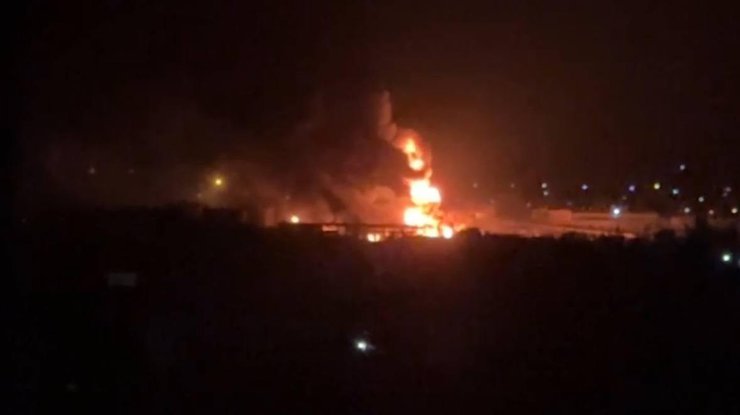 Пожежа в Луганську