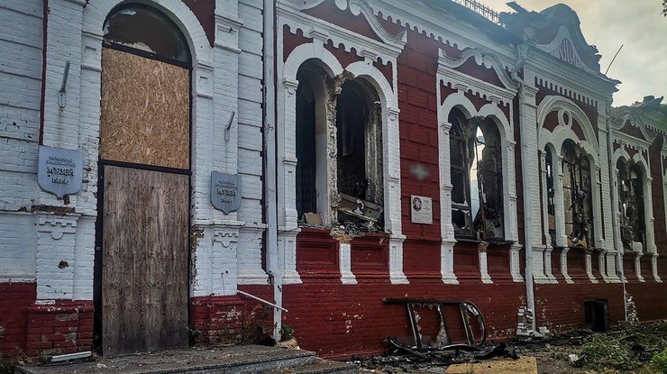 У Гуляйполі згорів музей-садиба Нестора Махна