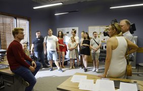 Переможці конкурсу побували на знімальному майданчику серіалу "Дрон"