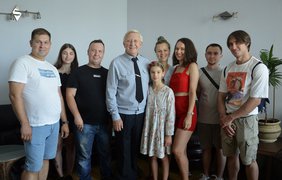 Переможці конкурсу побували на знімальному майданчику серіалу "Дрон"