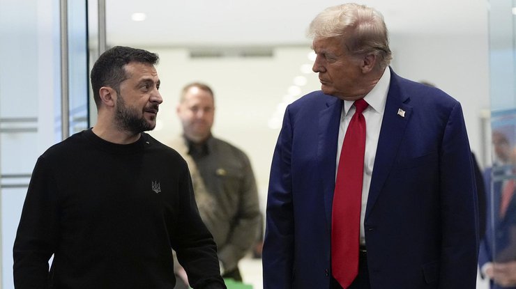 Президент Дональд Трамп зустрічається з президентом України Володимиром Зеленським