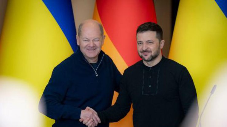 Володимир Зеленський та Олаф Шольц