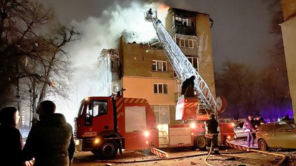 Удар "шахедами" по Чернігову: які руйнування у п’ятиповерхівці