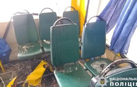Російський дрон вдарив по автобусу в Херсоні