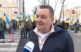 ​Це була пастка: у Брюсселі пройшла акція на підтримку України