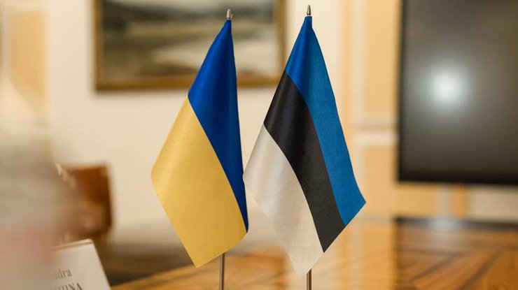 Прапори України та Естонії. Міністерство розвитку громад, територій та інфраструктури України/Facebook