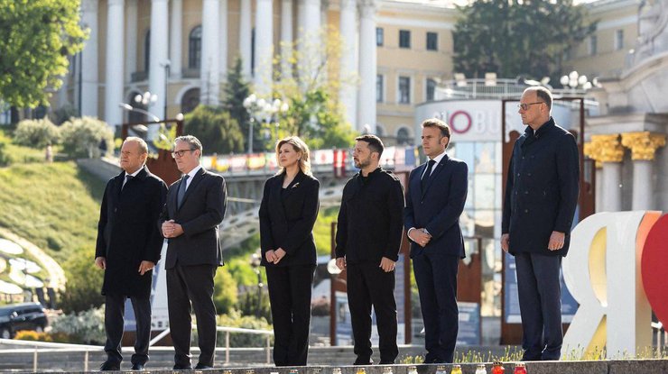 До Києва прибули лідери Франції, Британії, Польщі та Німеччини