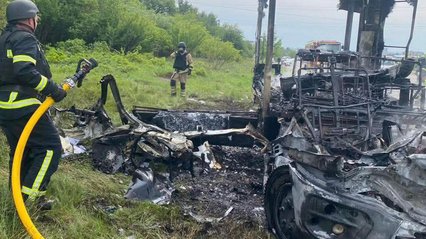 У Сумах дрон атакував автомобіль енергетиків: один загиблий, троє поранених