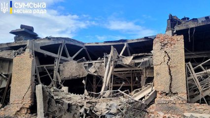 Росія завдала ракетного удару по підприємству в Сумах: двоє загиблих, шестеро поранених