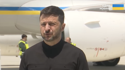 Зеленський прибув до Анкари на зустріч з Ердоганом