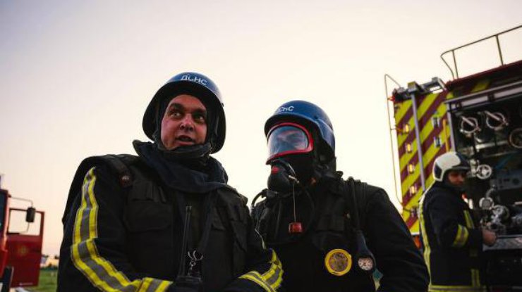 Ілюстративне фото: у Києві сталася пожежа через дронову атаку (ДСНС)