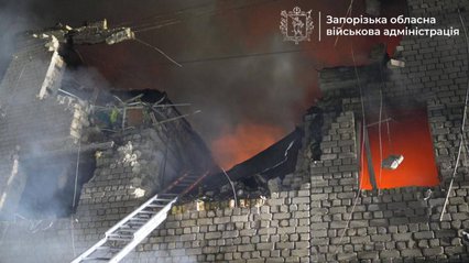 Удар по Запоріжжю: кількість поранених зросла