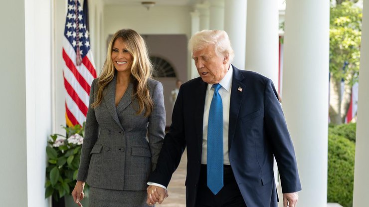 Дональд Трамп з дружиною