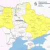 "Жовтий" рівень небезпеки: Україну накриють зливи та шквали