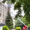 У Вінниці горіла будівля ТЦК
