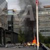 У москві через масштабну атаку дронів розбитий технопарк, сталася пожежа