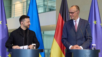 Зеленський перервав візит до Німеччини через наступ росіян на Сумщині - Spiegel