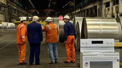 Трамп вдвічі підвищить мита на сталь та алюміній