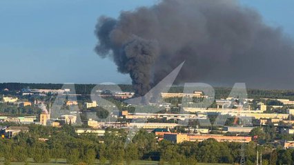 У Саранську після атаки дронів палає завод "Оптиковолоконні Системи"