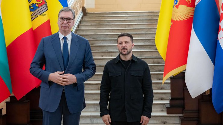 Александр Вучич і Зеленський