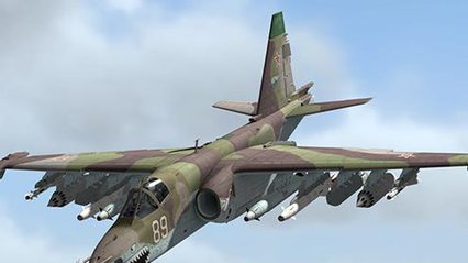 На росії заявляють про втрату штурмовика Су-25