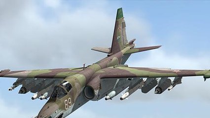 На росії заявляють про втрату штурмовик Су-25