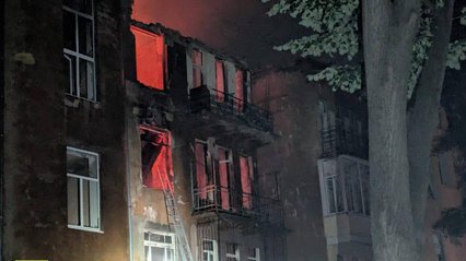 Нічний обстріл Одеси: одна людина загинула, 14 постраждали