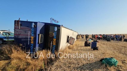 В Румунії перекинувся автобус з 55 українцями