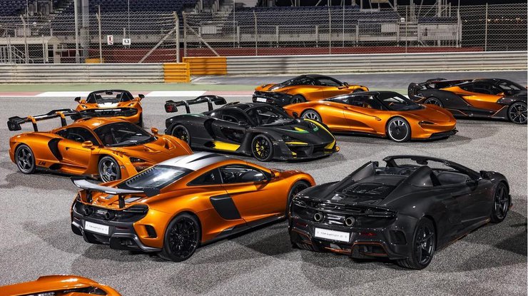 Колекція з 20 суперкарів McLaren Мансура Оєха