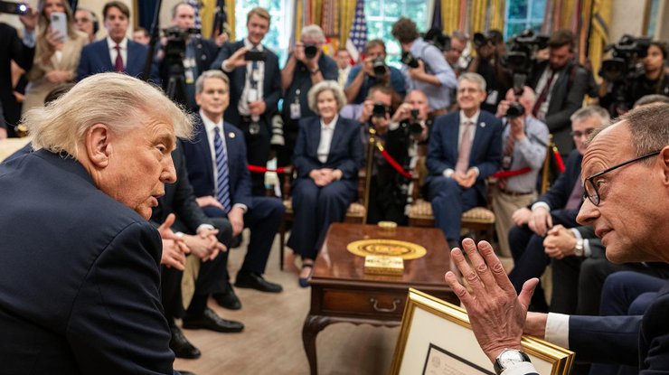 Трамп і Мерц у Білому домі