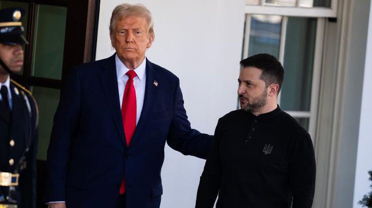 Президент Дональд Трамп вітає президента України Володимира Зеленського в Білому домі