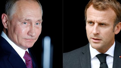Макрон поговорив телефоном із путіним: що відомо