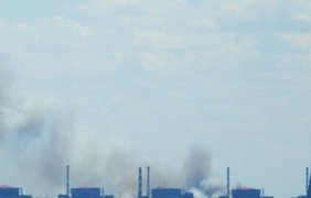 росіяни не можуть швидко ліквідувати пожежу біля окупованої ЗАЕС