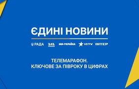 Перше півріччя 2025 року: телемарафон "Єдині новини" у цифрах 