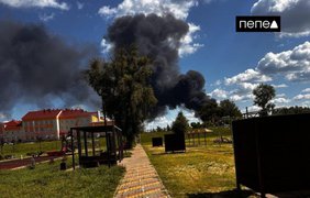 На росії спалахнув хімічний завод після удару БПЛА