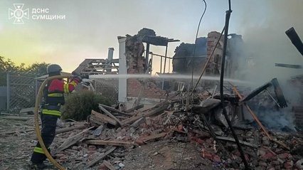 На Сумщині внаслідок ворожого удару загинуло 2 людини, ще 2 травмовані.