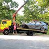Авто за 17 млн. вщент розбили у Києві через день після покупки