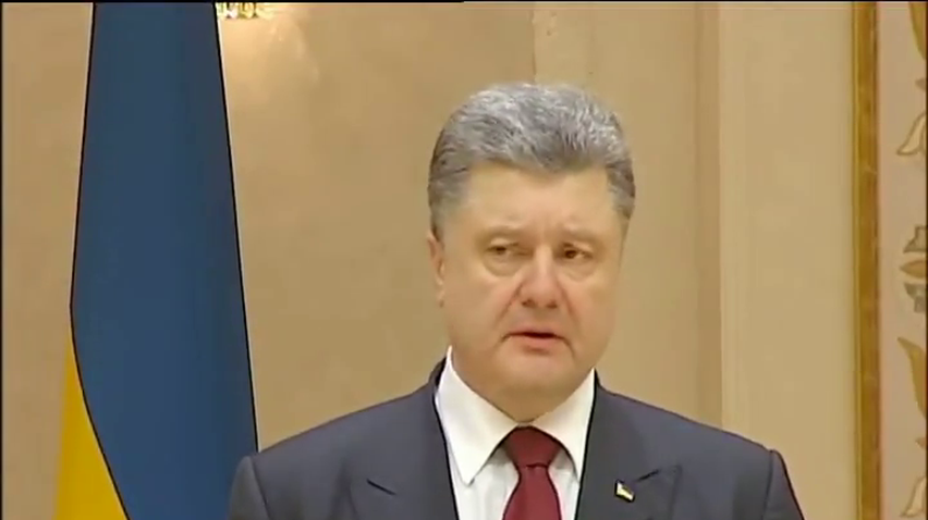 Порошенко домовився про припинення вогню на Донбасі