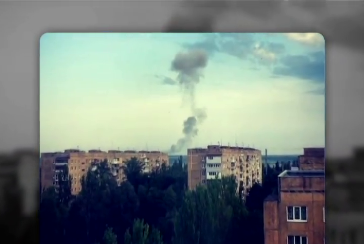 Після вибуху у частині Донецька зникло світло 