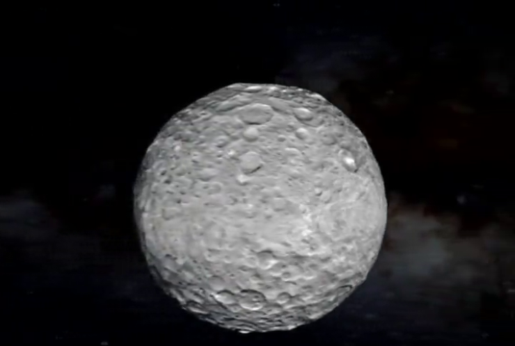 НАСА показало найближчу карликову планету Церера