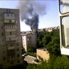 Пожежу у Броварах бачили навіть у Києві (відео)