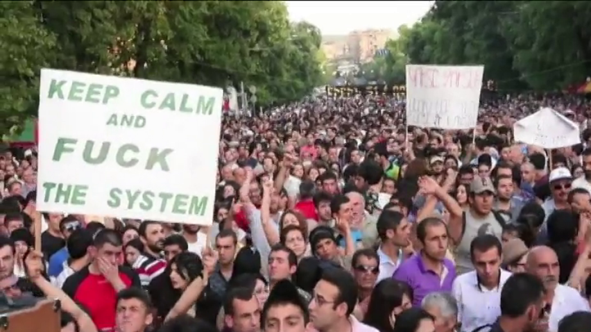 Протестувальники у Вірменії переходять до інформаційних маршів