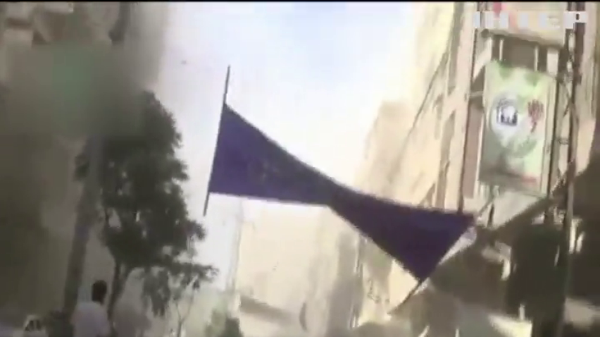 У Сирії розбомбили місто з повстанцями